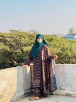 Beige & Maroon Paisley Print 3-Piece Suit 👗 - Image 6