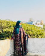 Beige & Maroon Paisley Print 3-Piece Suit 👗 - Image 7