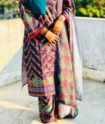 Beige & Maroon Paisley Print 3-Piece Suit 👗 - Image 8