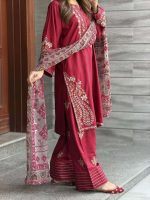 Nawabiana Maroon Set - Image 3