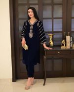 Elegant layered kurti set