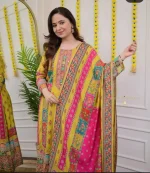 Royal look- yellow three piece - Image 3