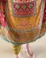 Digital Print Cotton Three Piece - Image 2